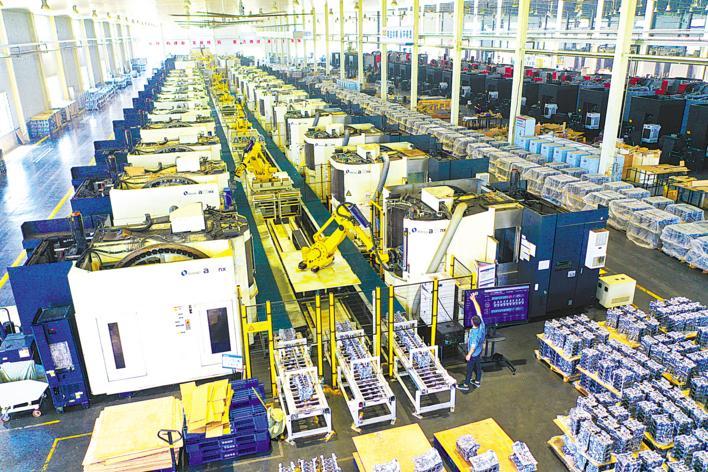 老河口這家企業年產百萬套新能源車缸體