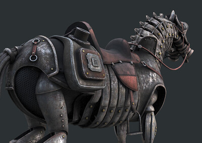 蒸汽朋克時代的忠實伙伴：PBR次世代機械馬